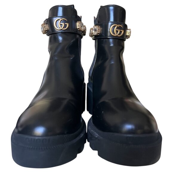 GUCCI Trip Booties with Jewels - Picture 11 of 14